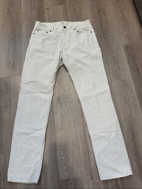 Faherty Cream Corduroy Men's Pants